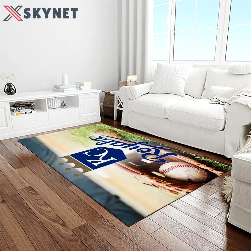 Mlb kansas city royals baseball team logo rectangle area rug kcr60 Rectangle Rug