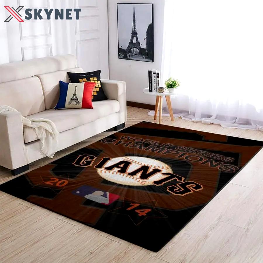 Mlb san francisco giants team logo area living room rug 2002173 Rectangle Rug