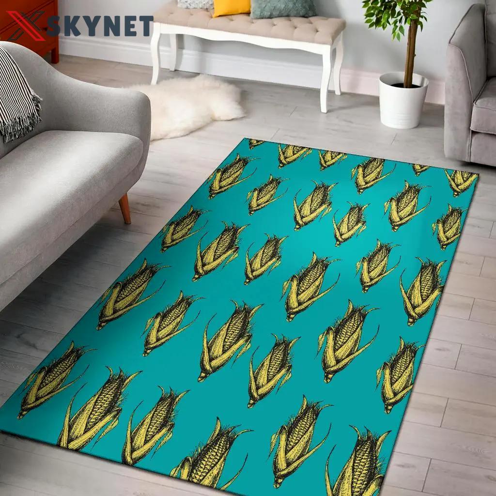 Mushroom hedgehogs area rug living room rug home decor Rectangle Rug