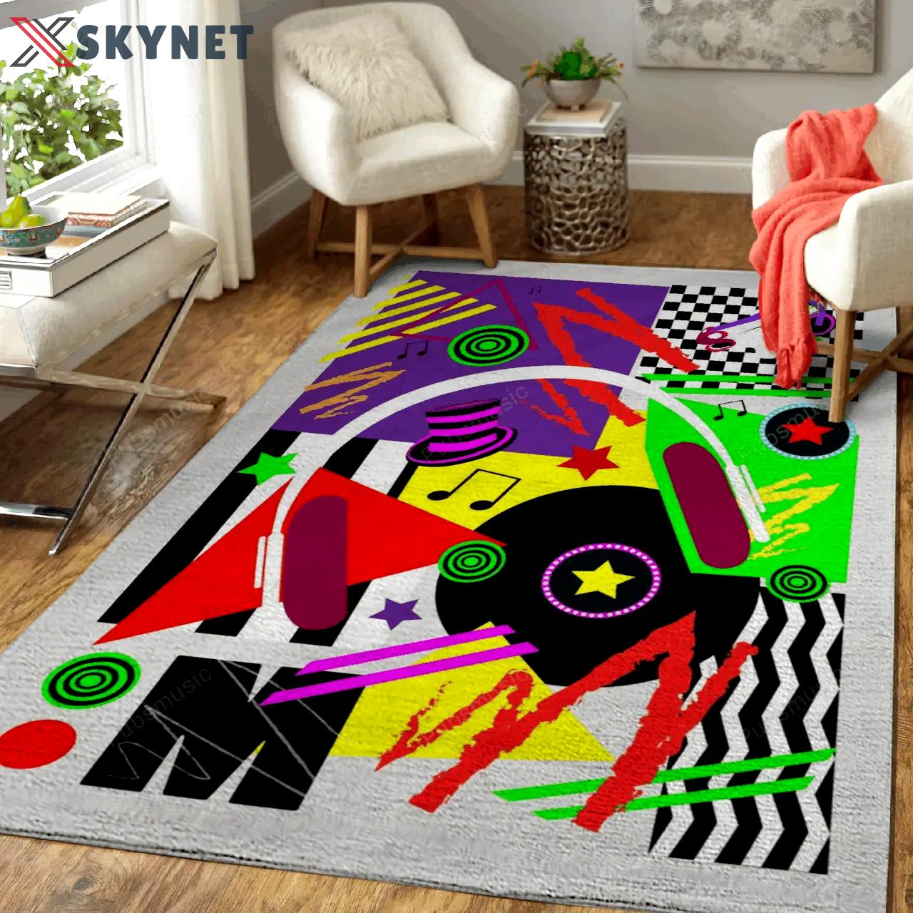 Music pop art background pop art art for fans area rug living room carpet rug regtangle carpet floor decor home decor Rectangle Rug