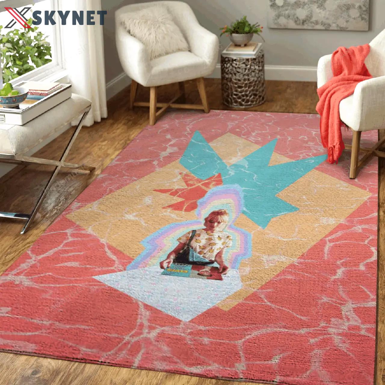 Music shivers collages art for fans area rug living room carpet rug regtangle carpet floor decor home decor Rectangle Rug