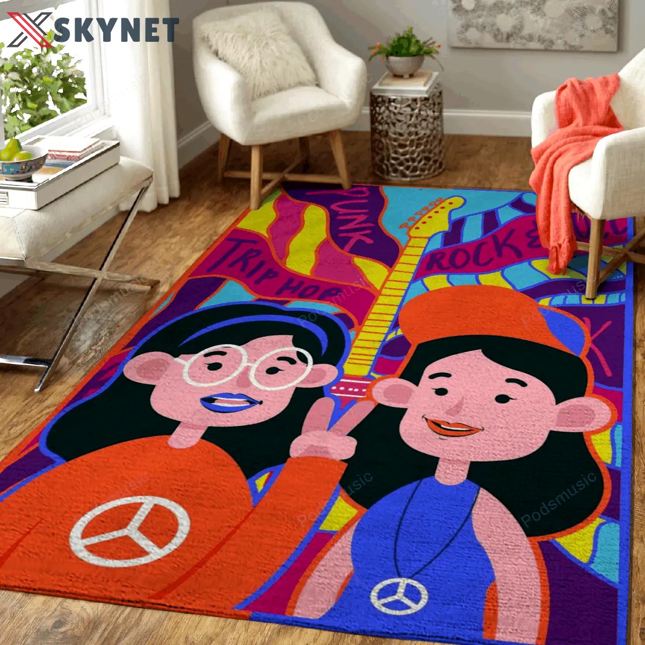 Musical diversity urbain music art for fans area rug living room carpet rug regtangle carpet floor decor home decor Rectangle Rug