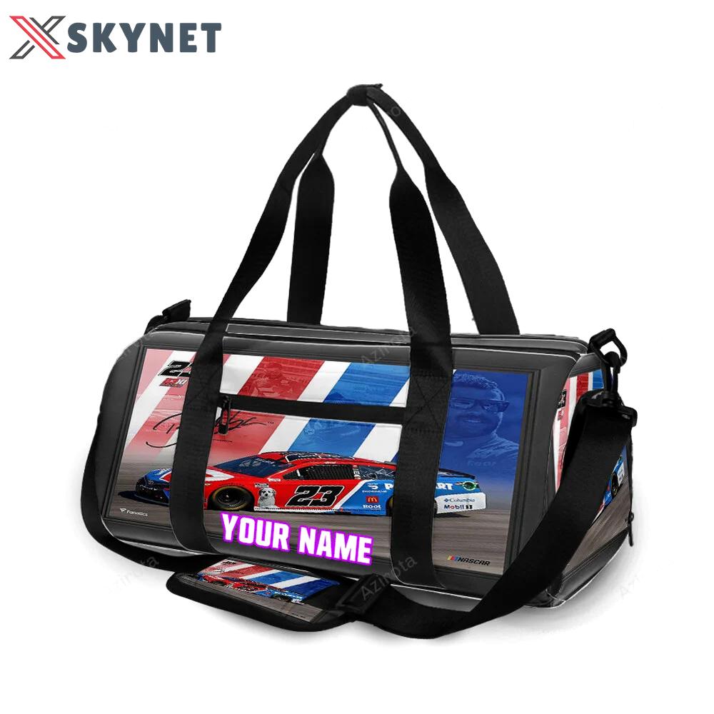 Nascar 23xi racing cars5 personalized name travel bag gym bag 1601 Travel Bag
