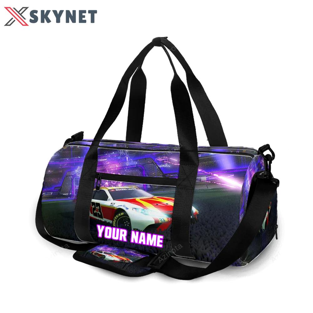 Nascar 23xi racing cars6 personalized name travel bag gym bag 1366 Travel Bag