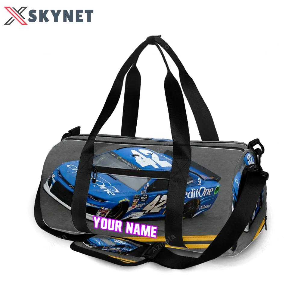Nascar chip ganassi racing cars3 personalized name travel bag gym bag 1727 Travel Bag