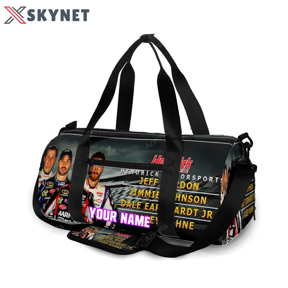 Nascar hendrick drivers2 personalized name travel bag gym bag 210 Travel Bag