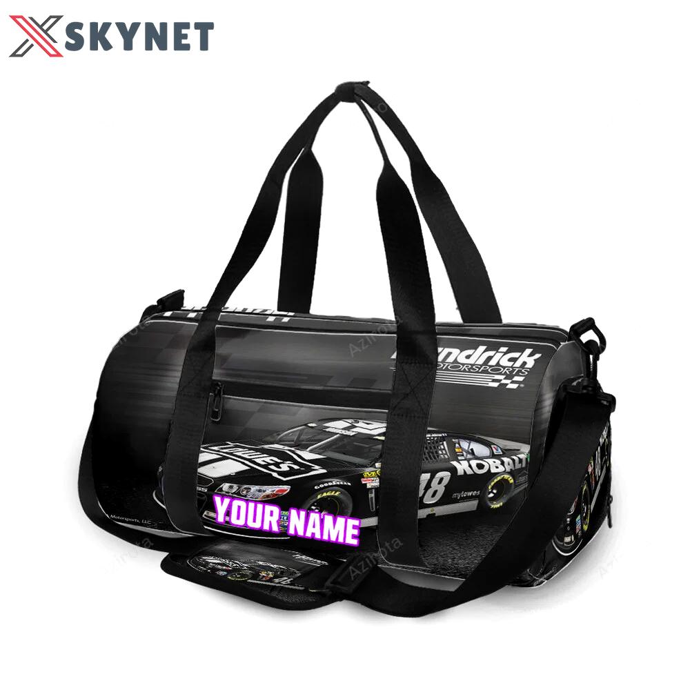 Nascar hendrick motorsports car4 personalized name travel bag gym bag 2129 Travel Bag