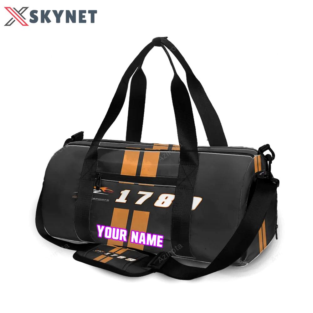 Nascar jr motorsports logo 1978 personalized name travel bag gym bag 1294 Travel Bag