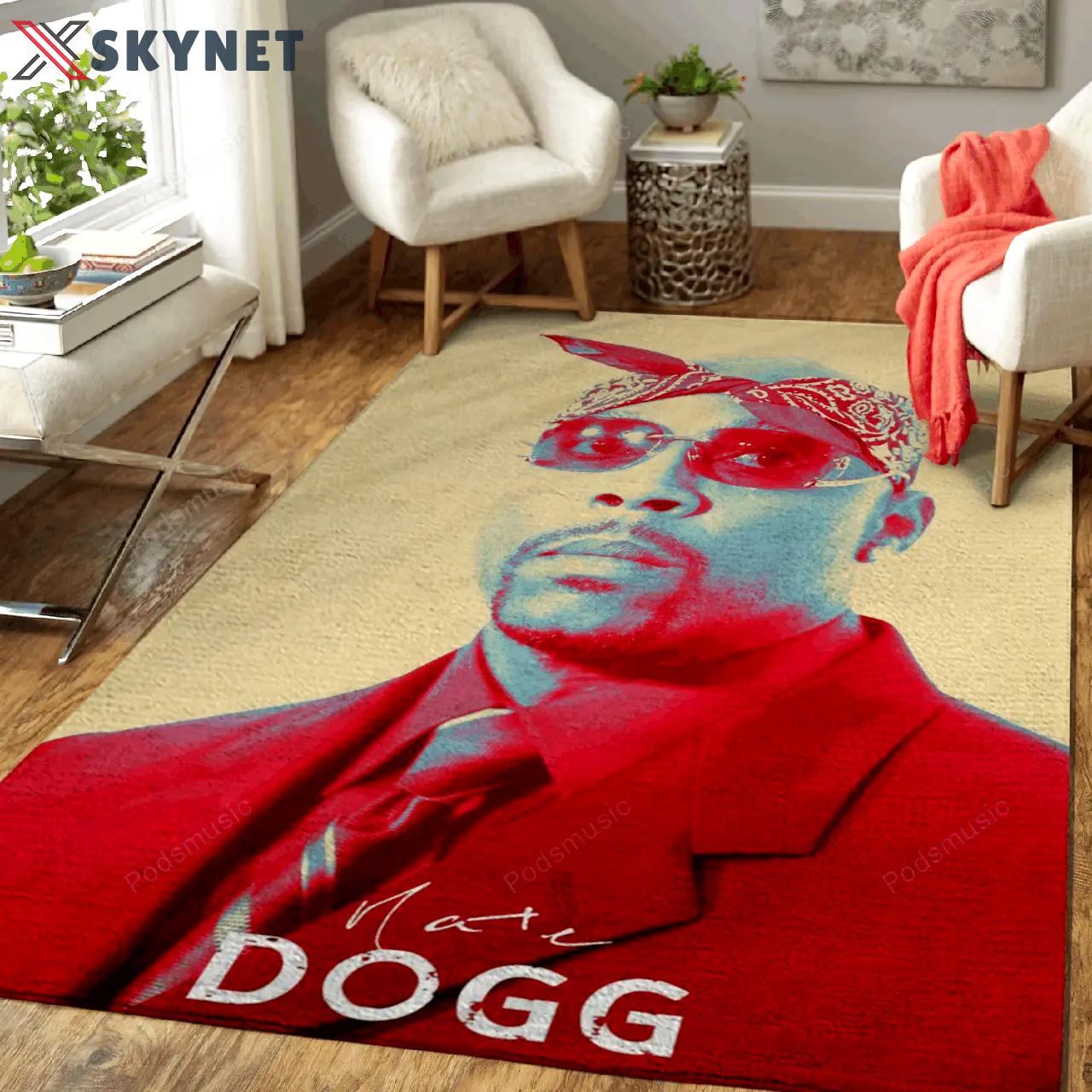 Nate dogg music art for fans area rug living room carpet rug regtangle carpet floor decor home decor v11292 Rectangle Rug
