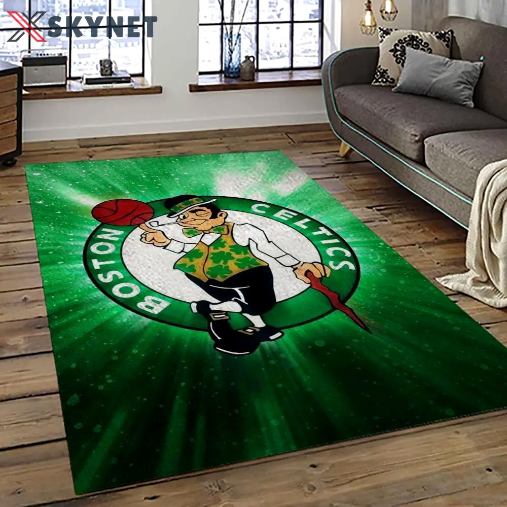 Nba boston celtics basketball team logo sport carpet area rug home decor best gift for friends bc80 Rectangle Rug