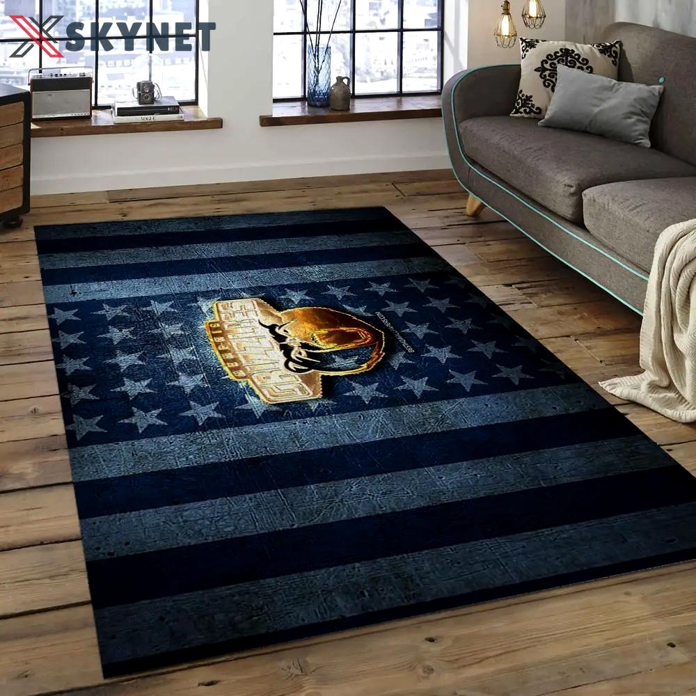 Nba memphis grizzlies basketball legend team logo rectangle area mg05 Rectangle Rug