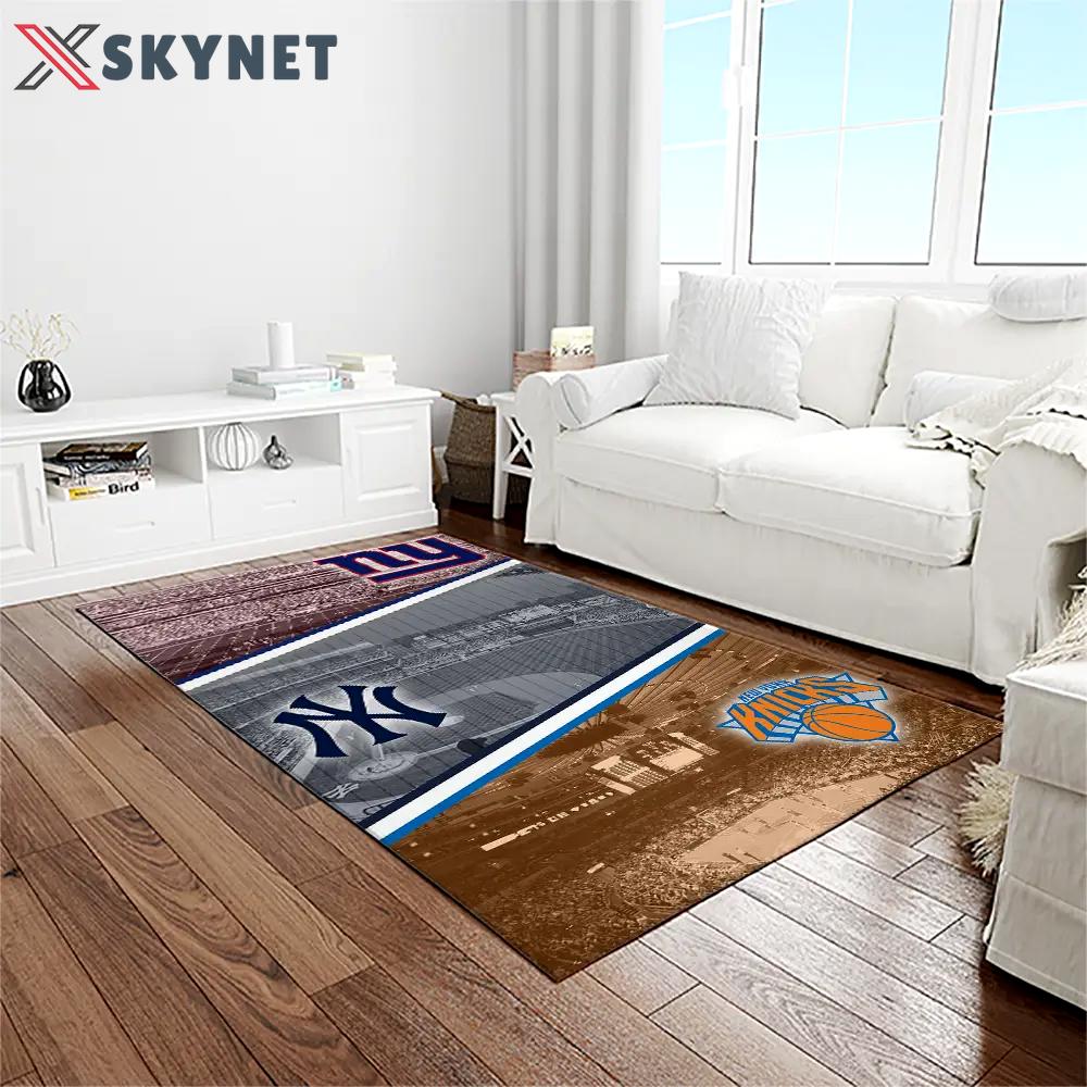 Nba new york knicks basketball team logo rectangle area rug nyk03 Rectangle Rug