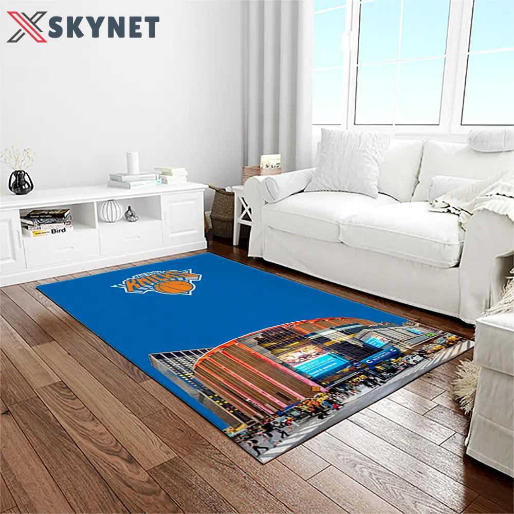 Nba new york knicks basketball team logo rectangle area rug nyk15 Rectangle Rug