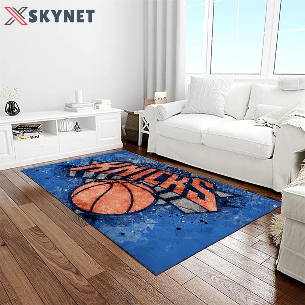 Nba new york knicks basketball team logo rectangle area rug nyk19 Rectangle Rug