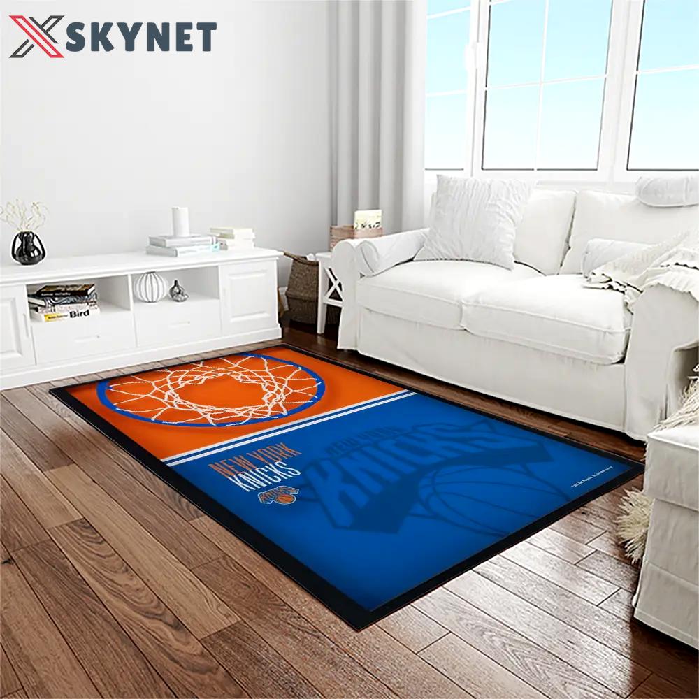 Nba new york knicks basketball team logo rectangle area rug nyk57 Rectangle Rug
