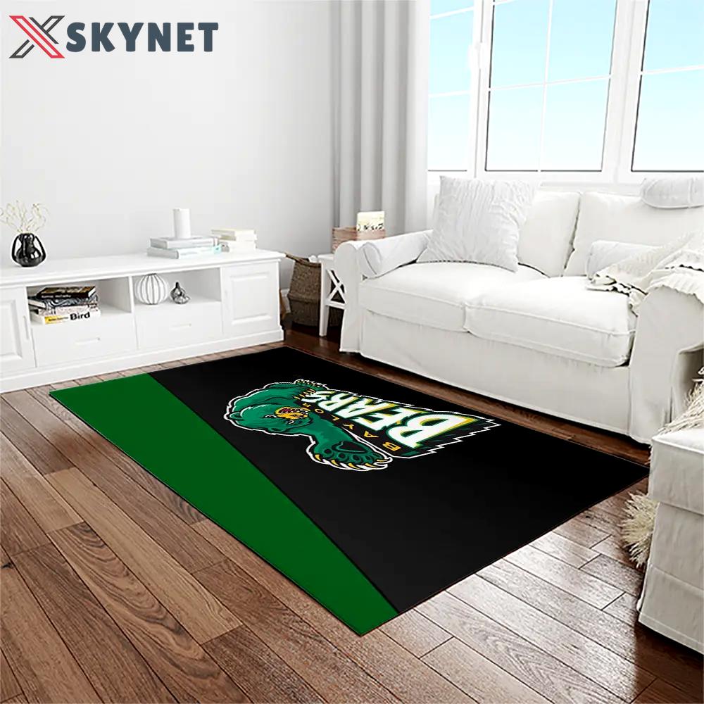 Ncaa baylor bears sport basketball and foolball team logo rectangle area rug bb02 Rectangle Rug