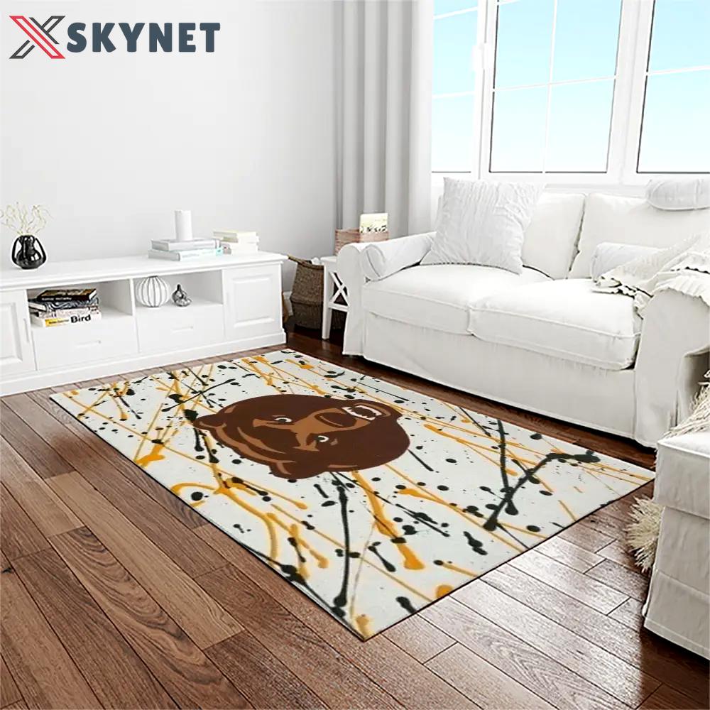 Ncaa baylor bears sport basketball and foolball team logo rectangle area rug bb23 Rectangle Rug
