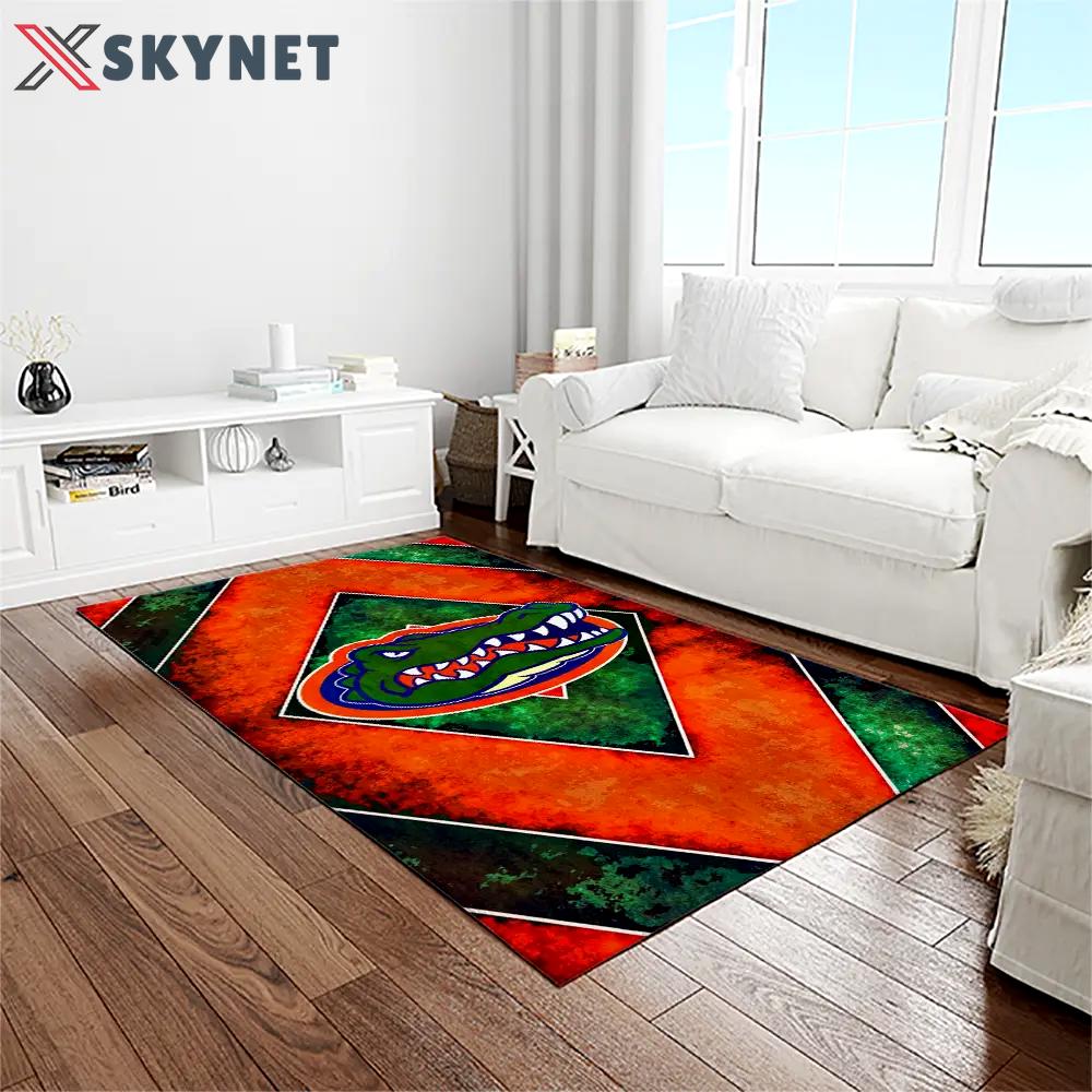 Ncaa florida gators college sport basketball and foolball team logo rectangle area rug fg18 Rectangle Rug