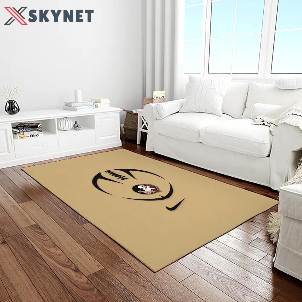 Ncaa florida state seminoles sport basketball and foolball team logo rectangle area rug fss40 Rectangle Rug