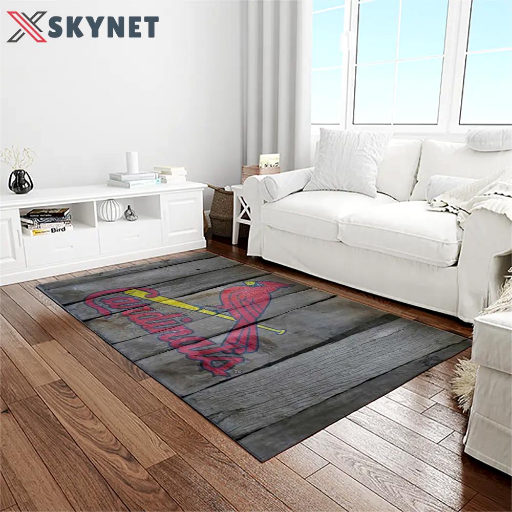 Ncaa louisville cardinals college sport basketball and foolball team logo rectangle area rug lics47 Rectangle Rug