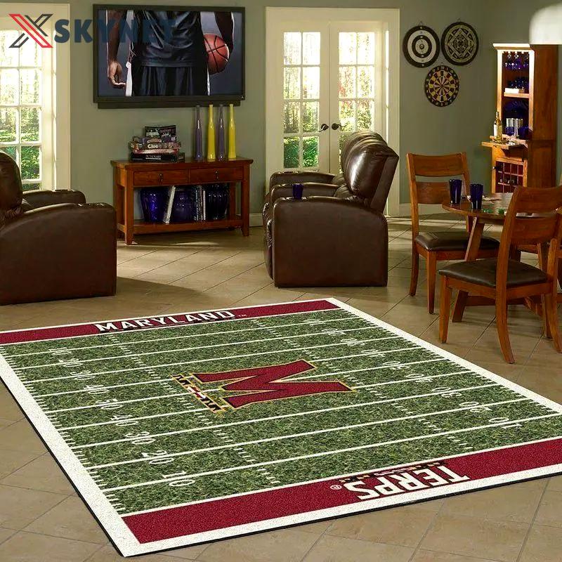 Ncaa maryland terrapins football living room carpet home rug regtangle carpet 2 Rectangle Rug