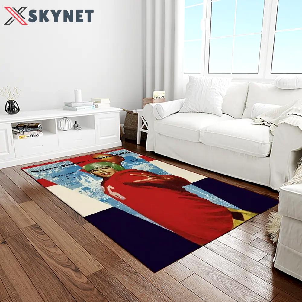 Ncaa notre dame fighting sport basketball and foolball team logo rectangle area rug ndf51 Rectangle Rug