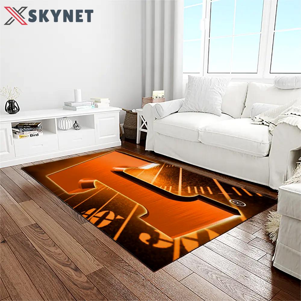 Ncaa tennessee volunteers college sport basketball and foolball team logo rectangle area rug tvs39 Rectangle Rug