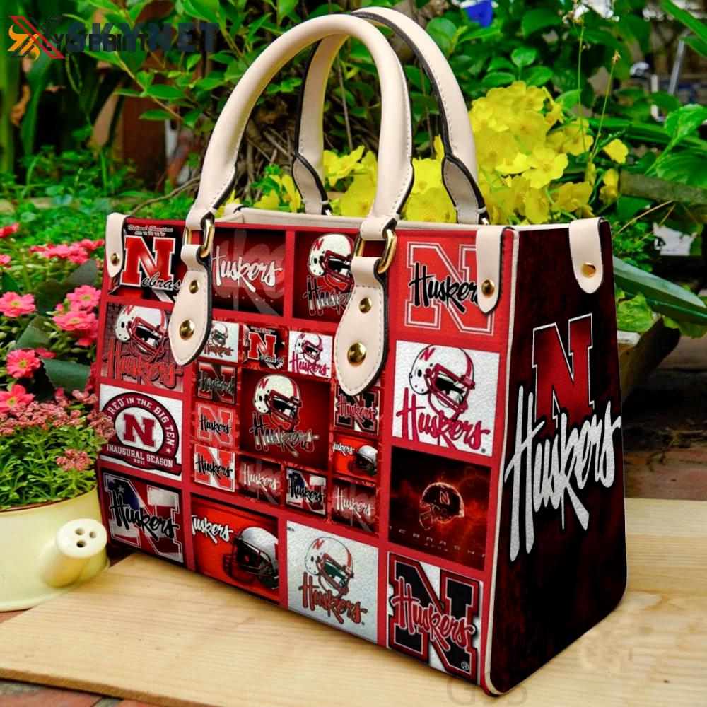 Nebraska cornhuskers hand leather bag for women gift 2193 Women Leather Hand Bag