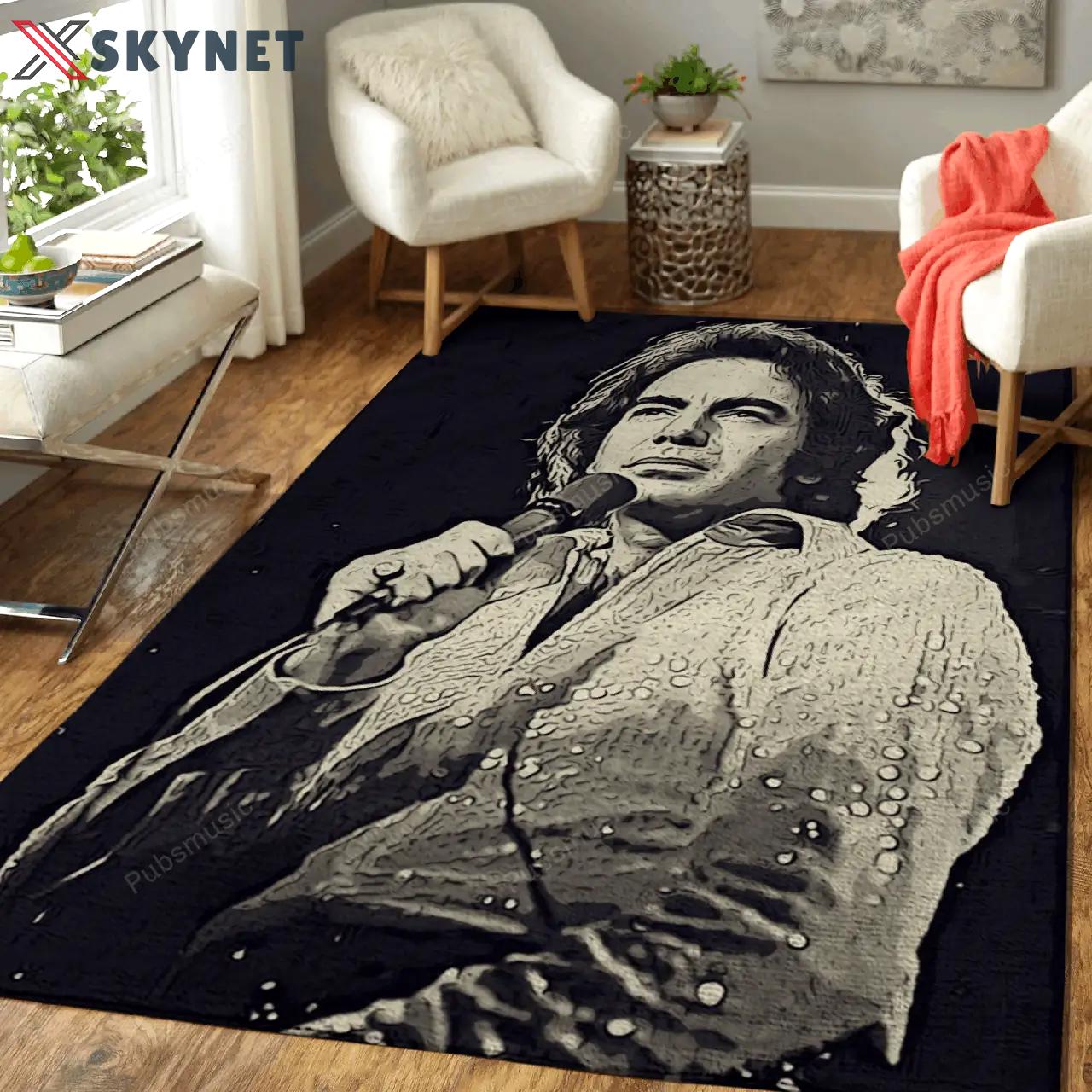 Neil diamond art 12 music artist art for fans area rug living room carpet rug regtangle carpet floor decor home decor Rectangle Rug