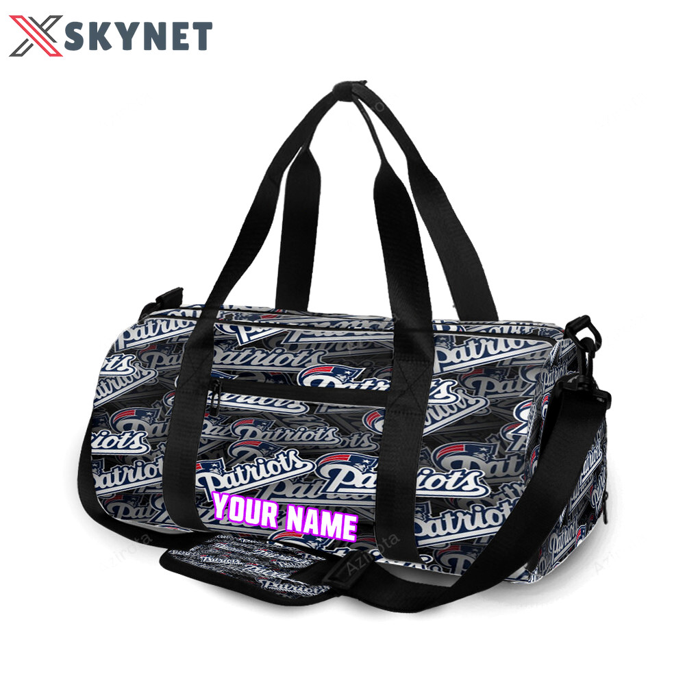 New england patriots6 personalized name travel bag gym bag 1623 Travel Bag