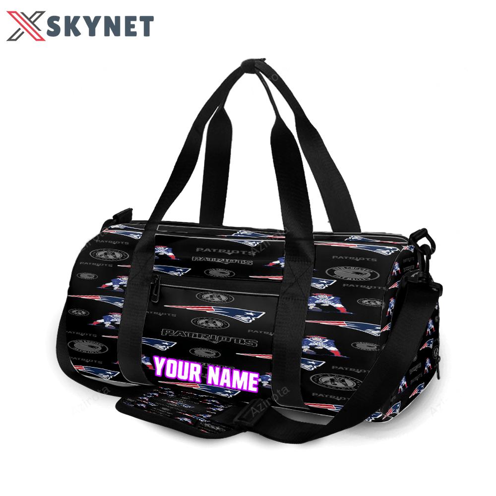 New england patriots7 personalized name travel bag gym bag 621 Travel Bag