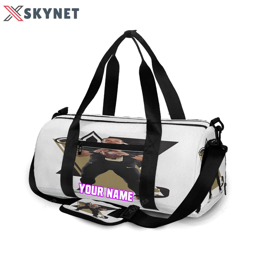 New orleans saints drew brees4 personalized name travel bag gym bag 1486 Travel Bag