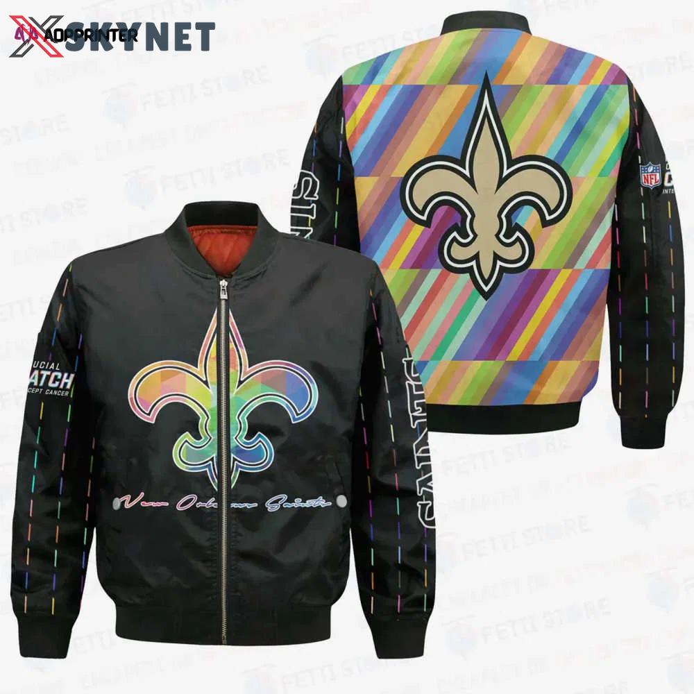 New orleans saints – national football league aop bomber jacket v2 Bomber Jacket