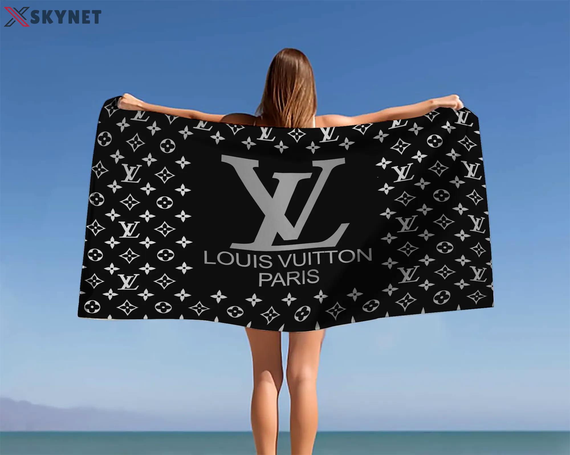 [new] premium louis vuitton beach towel - summer 2025-2026 mrs-ryuj-lv137925 Beach Towel