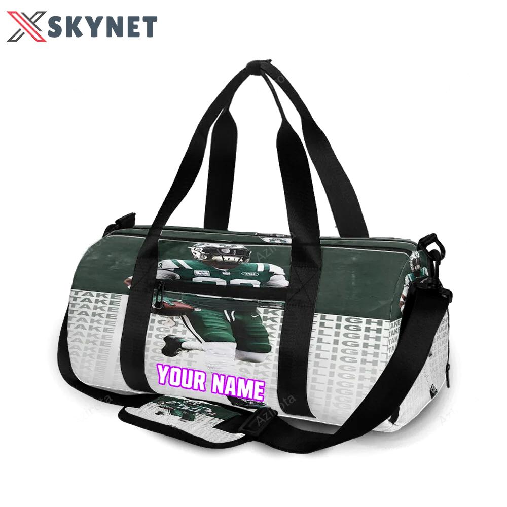 New york jets jamal adams1 personalized name travel bag gym bag 1426 Travel Bag