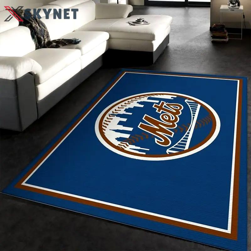 New york mets area rug mlb team logo carpet living room rugs carpet 7 Rectangle Rug