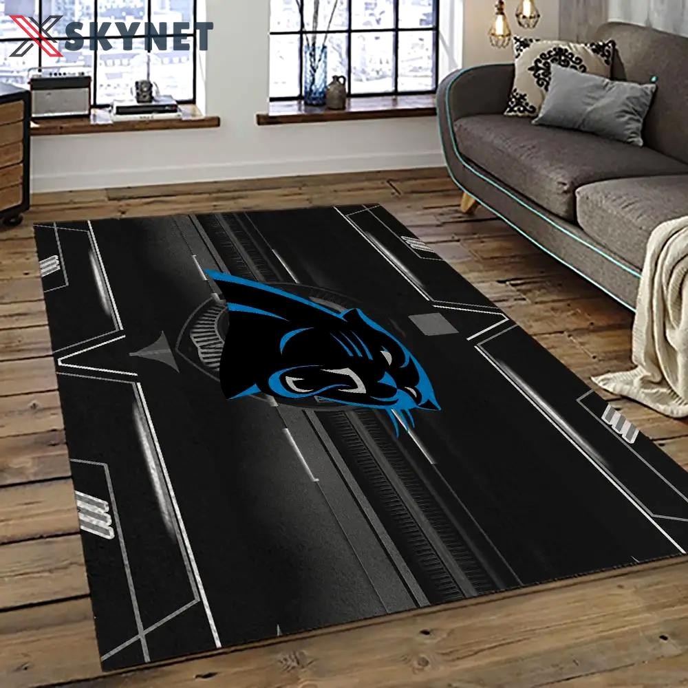 Nfl carolina panthers football team logo sport carpet area rug home decor best gift for friends cp43 Rectangle Rug