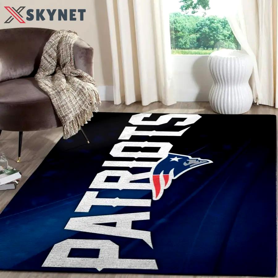 Nfl new england patriots football area rug living room rug 1912215 Rectangle Rug