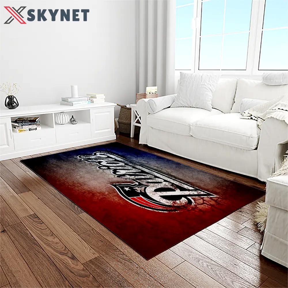 Nfl new england patriots football team logo rectangle area rug nep06 Rectangle Rug