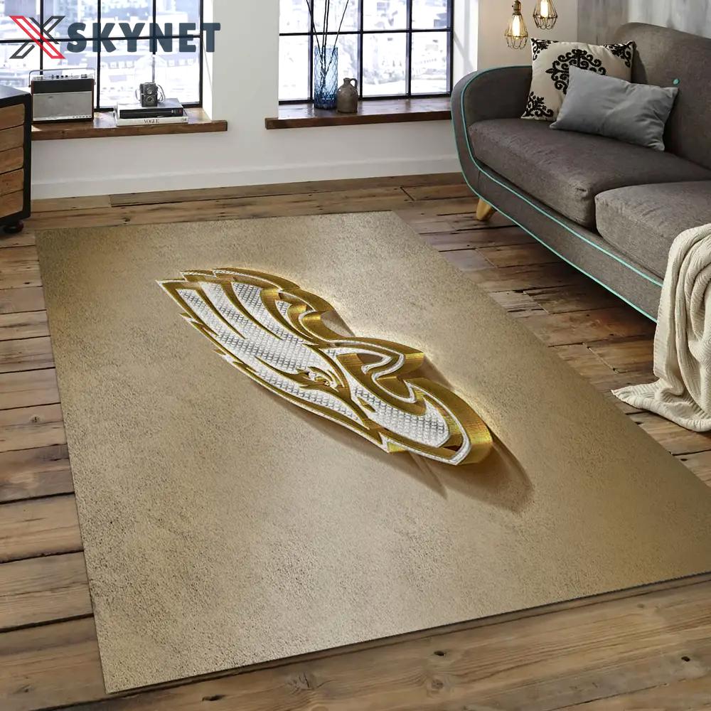 Nfl philadelphia eagles football team logo rectangle area rug pe38 Rectangle Rug