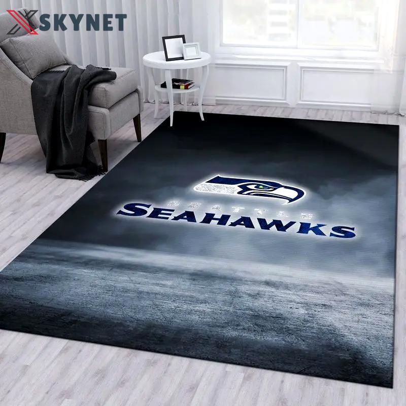 Nfl seattle seahawks football sport rug living room home decor area rug 8 Rectangle Rug