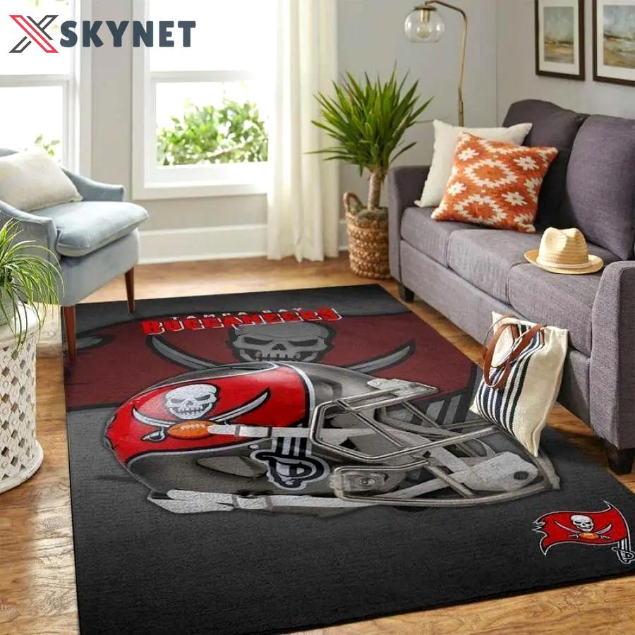 Nfl tampa bay buccaneers area rug living room rug home decor 200305190 Rectangle Rug