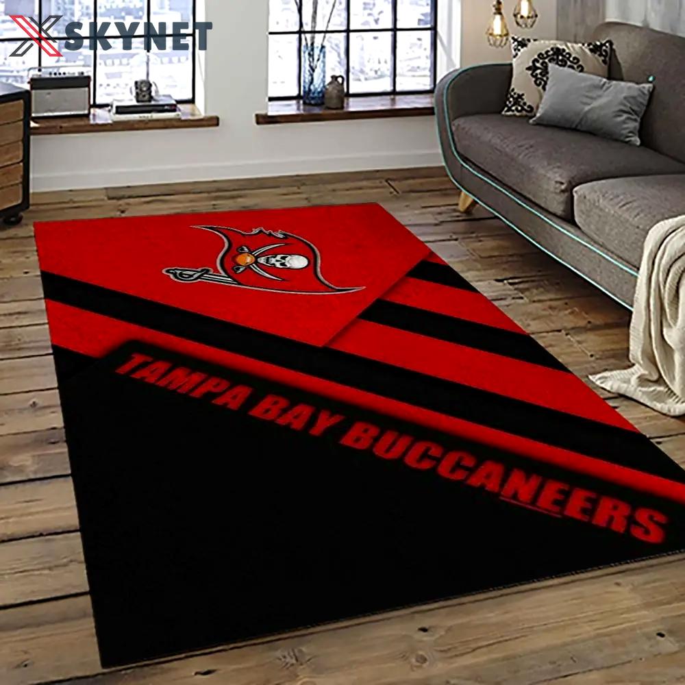 Nfl tampa bay buccaneers football team logo sport carpet area rug home decor best gift for friends tpbb54 Rectangle Rug