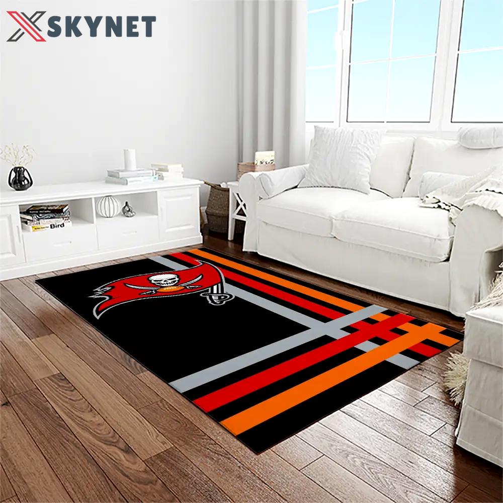 Nfl tampa bay buccaneers team logo rectangle area rug tbb13 Rectangle Rug