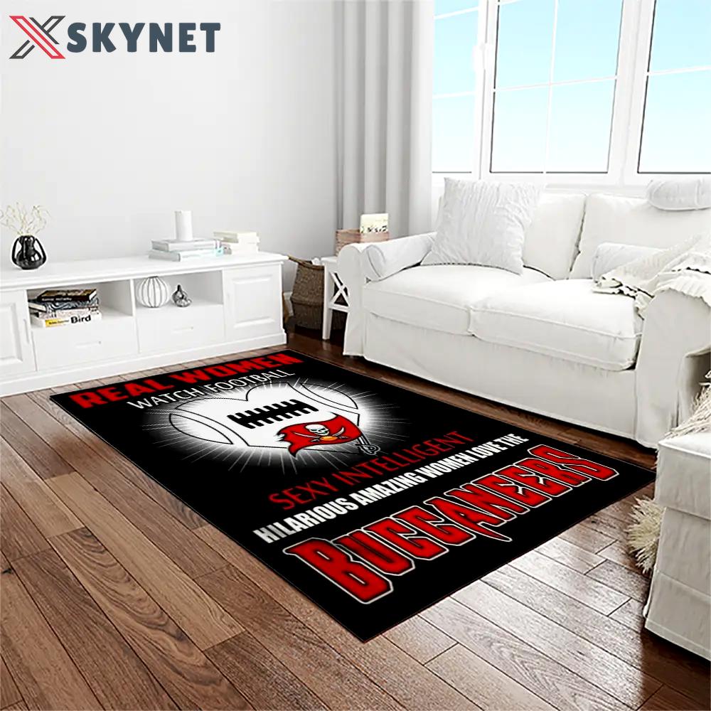 Nfl tampa bay buccaneers team logo rectangle area rug tbb27 Rectangle Rug