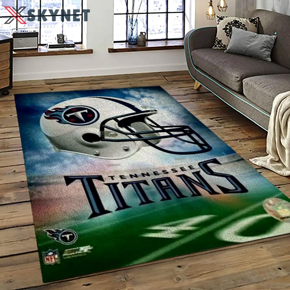 Nfl tennessee titans football team logo sport carpet area rug home decor best gift for friends tt46 Rectangle Rug