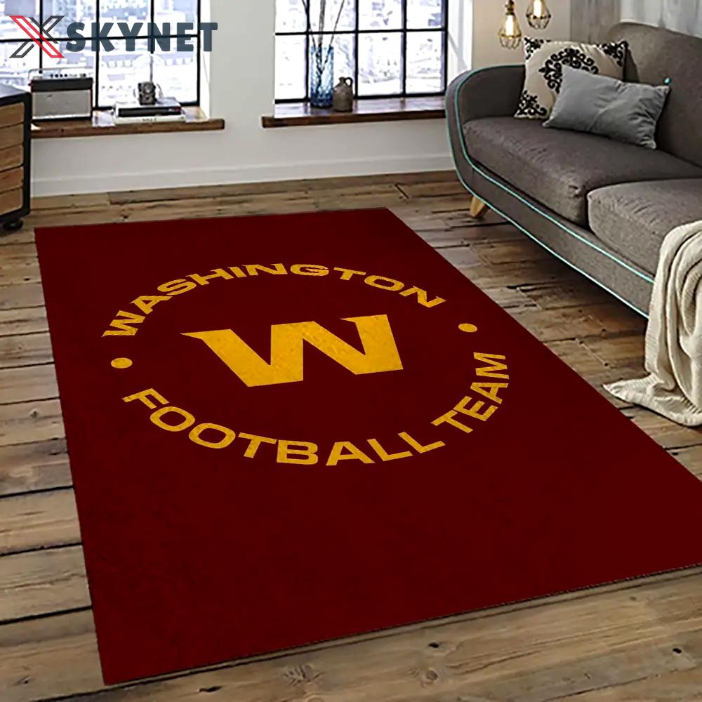 Nfl washington commanders football team logo sport carpet area rug home decor best gift for friends wscd13 Rectangle Rug