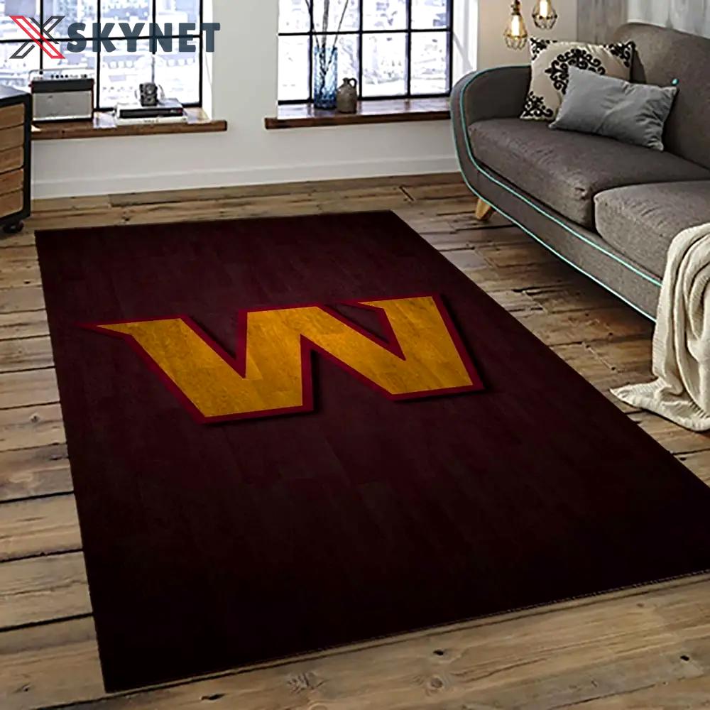 Nfl washington commanders football team logo sport carpet area rug home decor best gift for friends wscd18 Rectangle Rug