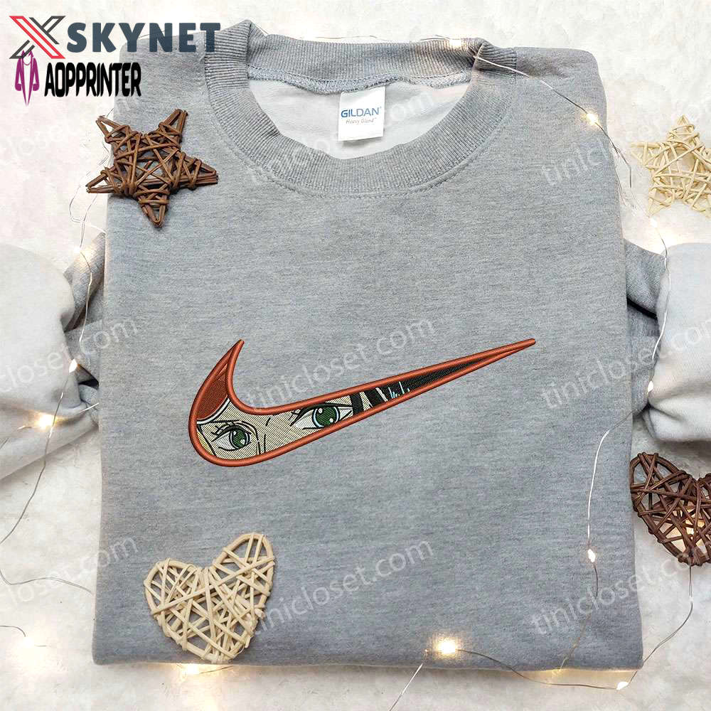 Nico robin x nike embroidered shirt: one piece inspired stylish nike apparel Embroidered Shirt
