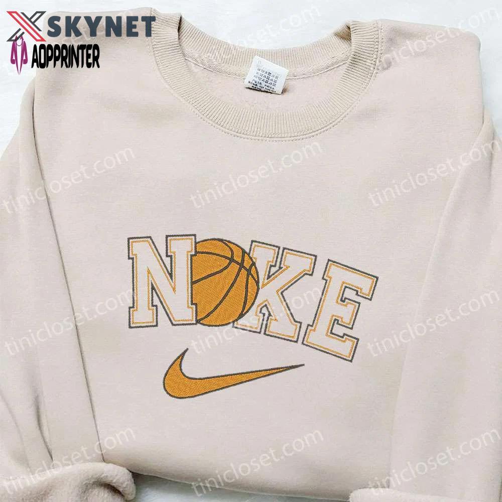 Nike basketball sport embroidered shirt – nba inspired stylish & athletic Embroidered Shirt